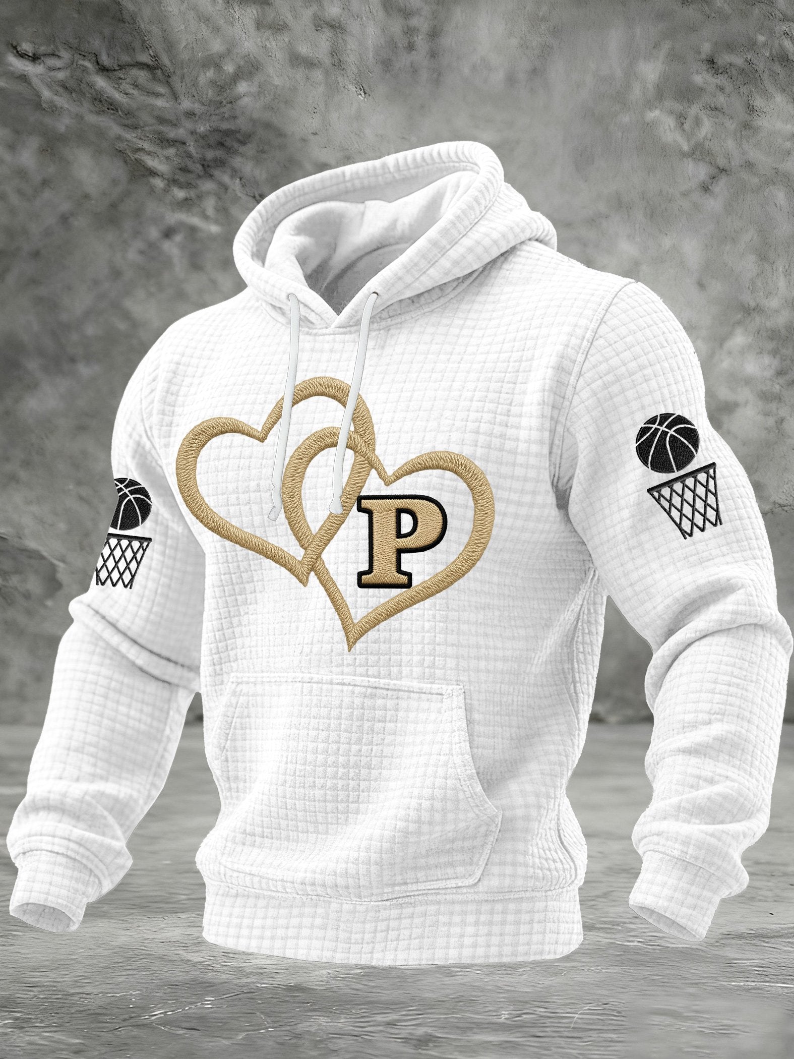 Men's Basketball Print Hoodie