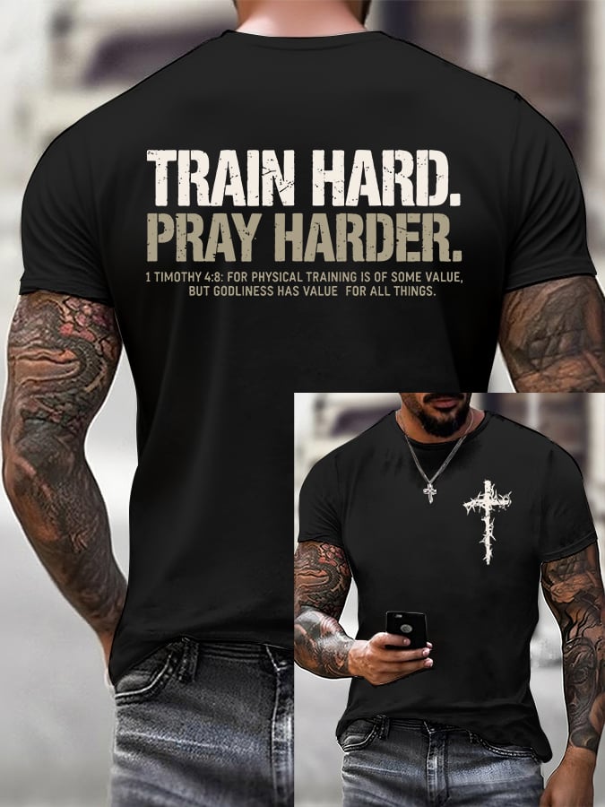 🔥Buy 3 Get 15% Off🔥Men'S Casual Faith Short-Sleeved T-Shirt