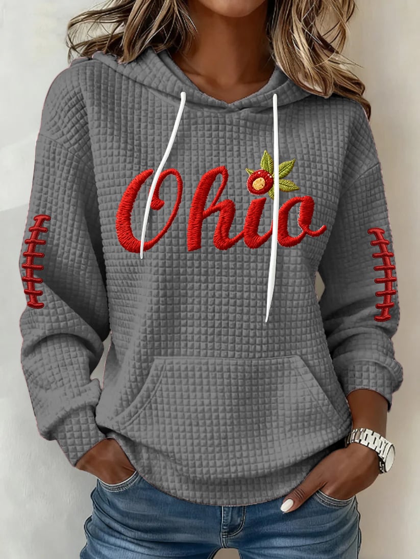 Women's Football Printed Sweatshirt
