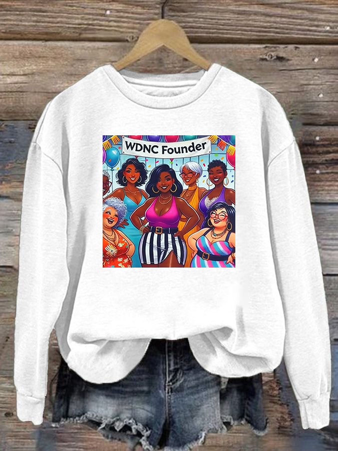 Women's Retro Funny Proud Member Of Club We Do Not Care Menopause Perimenopause Print Sweatshirt