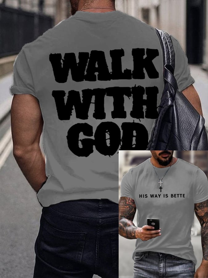 🔥Buy 3 Get 15% Off🔥Men's His Way Is Better Christian Printed Shirt