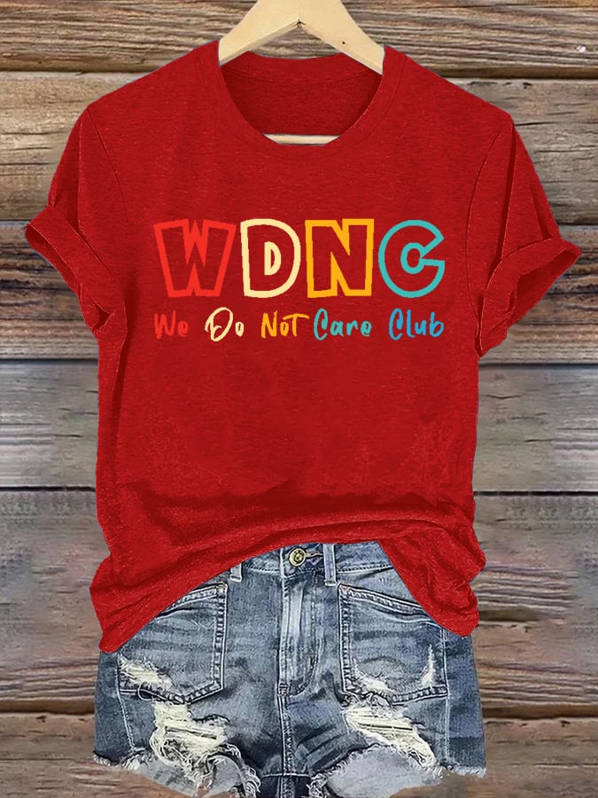 Women's Retro Funny Proud Member Of Club Menopause Perimenopause Print T-Shirt