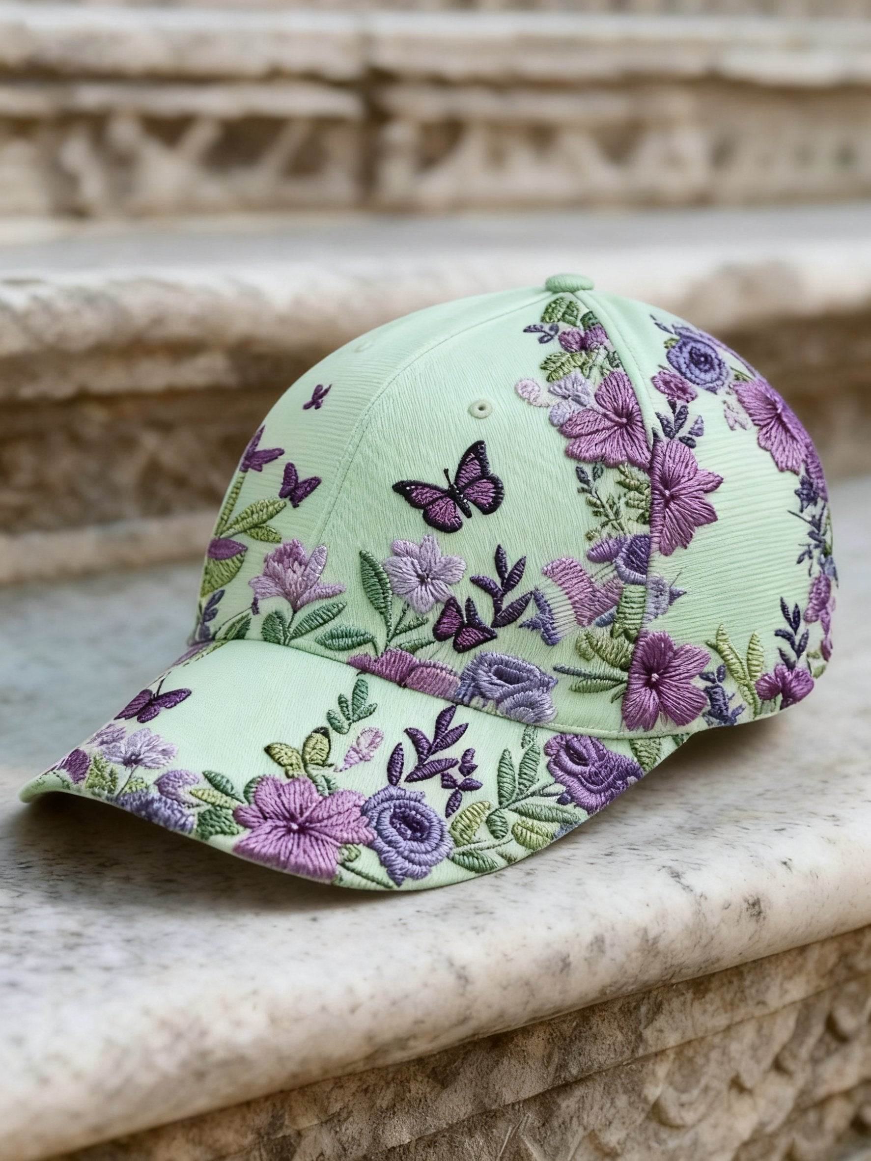 Women's Retro Bohemian Floral Print Casual Hat