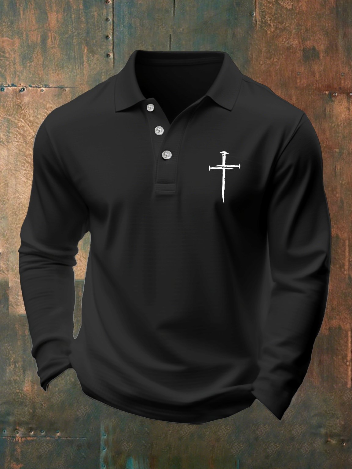 🔥Buy 3 Get 15% Off🔥Men's Casual Faith Long Sleeve Polo