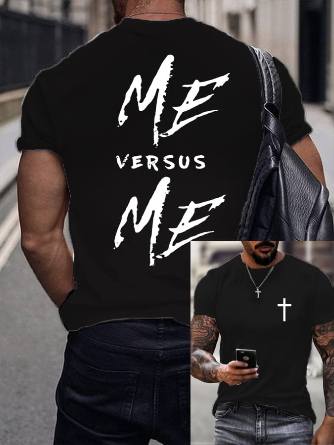 🔥Buy 3 Get 15% Off🔥Men's Gym Faith Printed Shirt