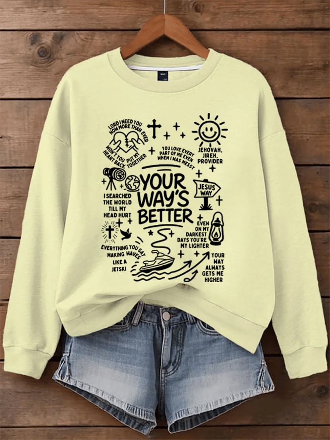 🔥Buy 3 Get 15% Off🔥Women's Your Way's Better Sweatshirts