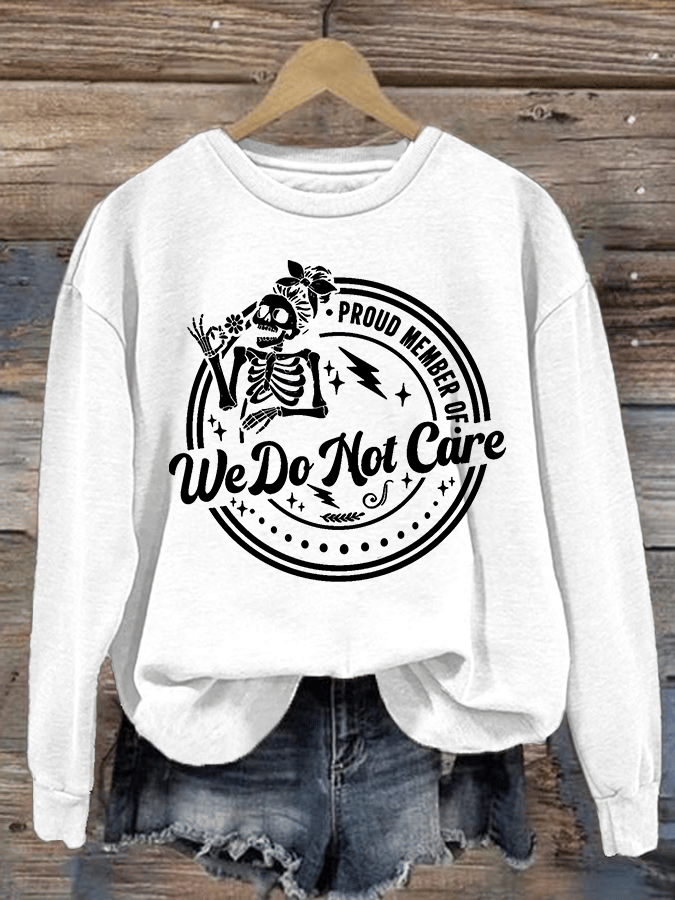 Women's   Retro Funny Proud Member Of Club Menopause Perimenopause Print  Sweatshirt