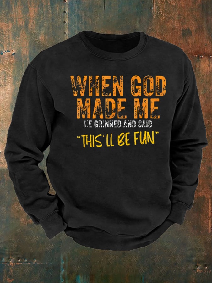 🔥Buy 3 Get 15% Off🔥Men's  Casual Faith Short-Sleeved  Sweatshirt