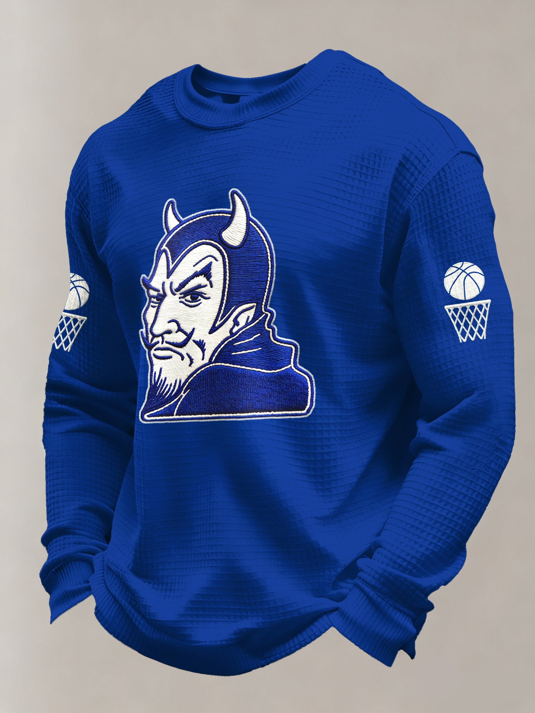 Men's Basketball Printed Casual Long-Sleeved Top