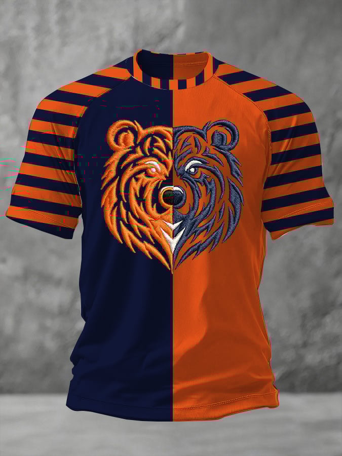 Men's Rugby Print Short-Sleeved T-shirt