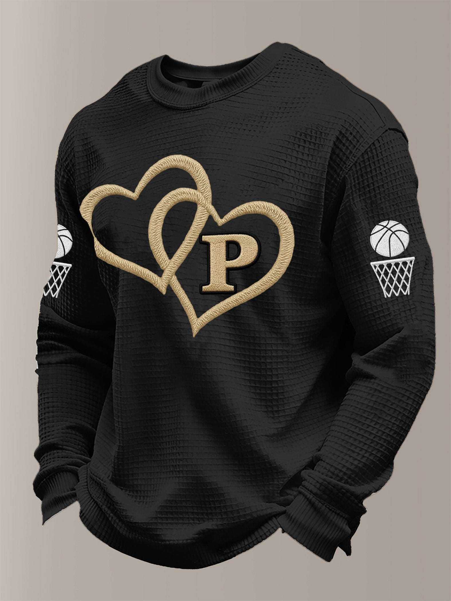 Men's Basketball Printed Casual Long-Sleeved Top