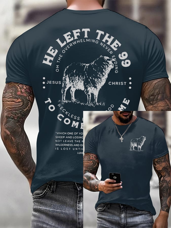 🔥Buy 3 Get 15% Off🔥Men'S Casual Faith Print T-Shirt