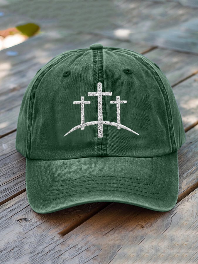 🔥Buy 3 Get 15% Off🔥Unisex Retro Faith Cross Print Hats