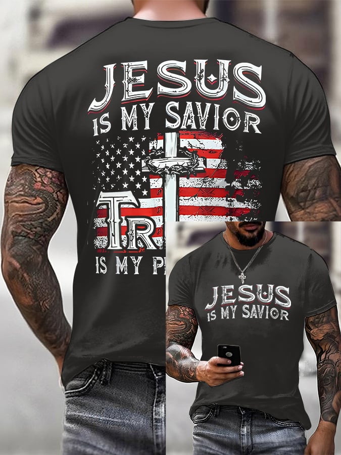 🔥Buy 3 Get 15% Off🔥Men'S Casual Faith Short-Sleeved T-Shirt