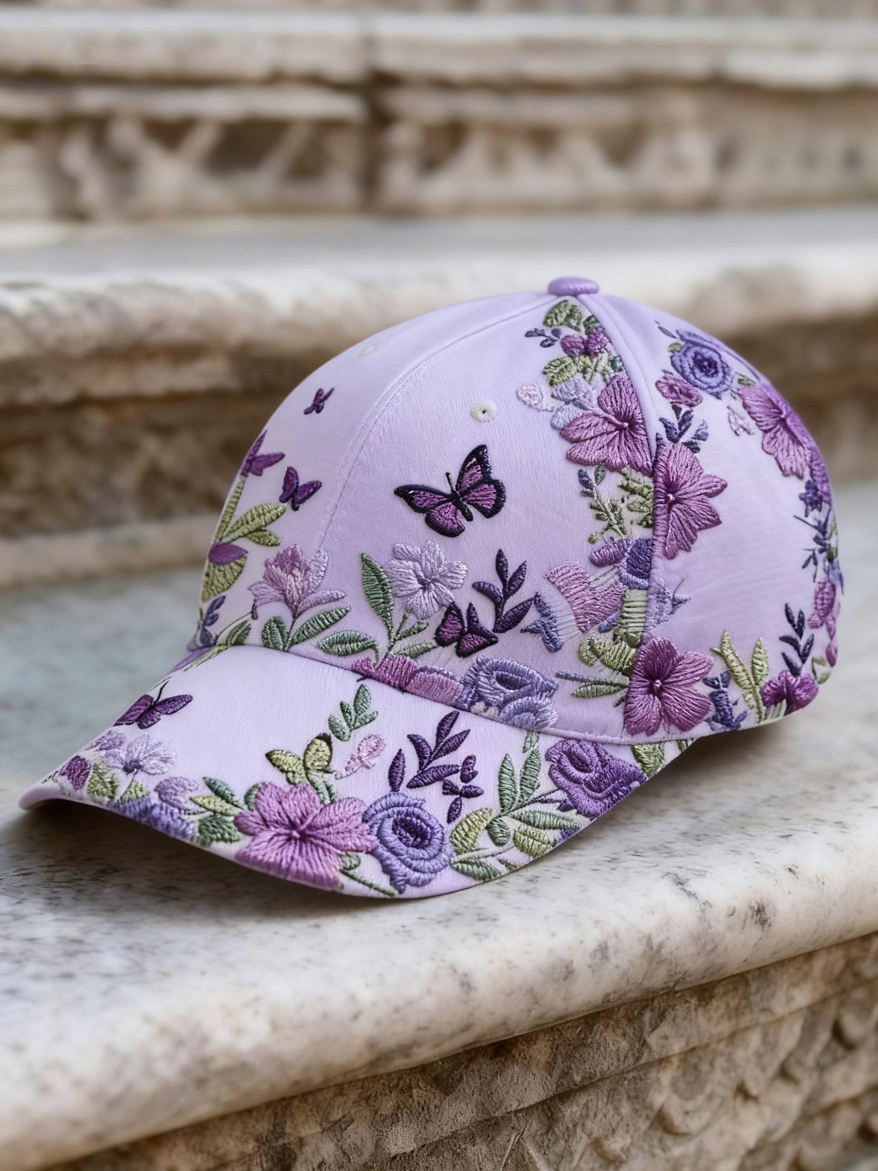 Women's Retro Bohemian Floral Print Casual Hat
