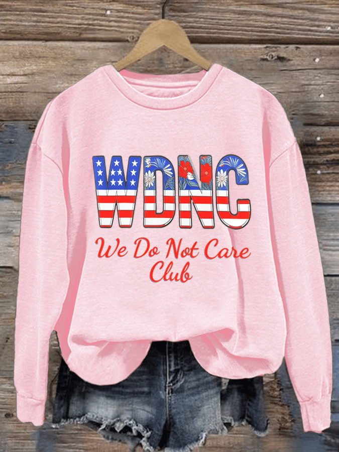 Women's  Retro Funny Proud Member Of  Club We Do Not Care Menopause Perimenopause Print  Sweatshirt