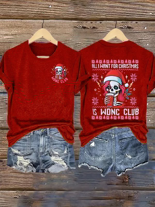 Women's Retro Funny Proud Member Of Club We Do Not Care Menopause Perimenopause Print T-Shirt