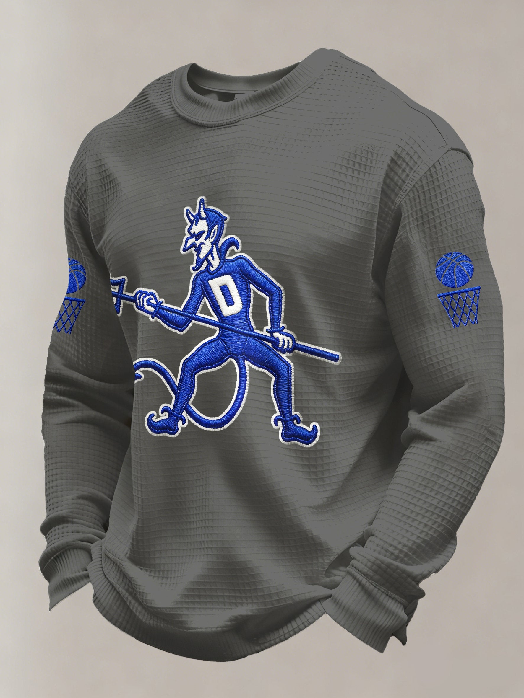 Men's Basketball Printed Casual Long-Sleeved Top