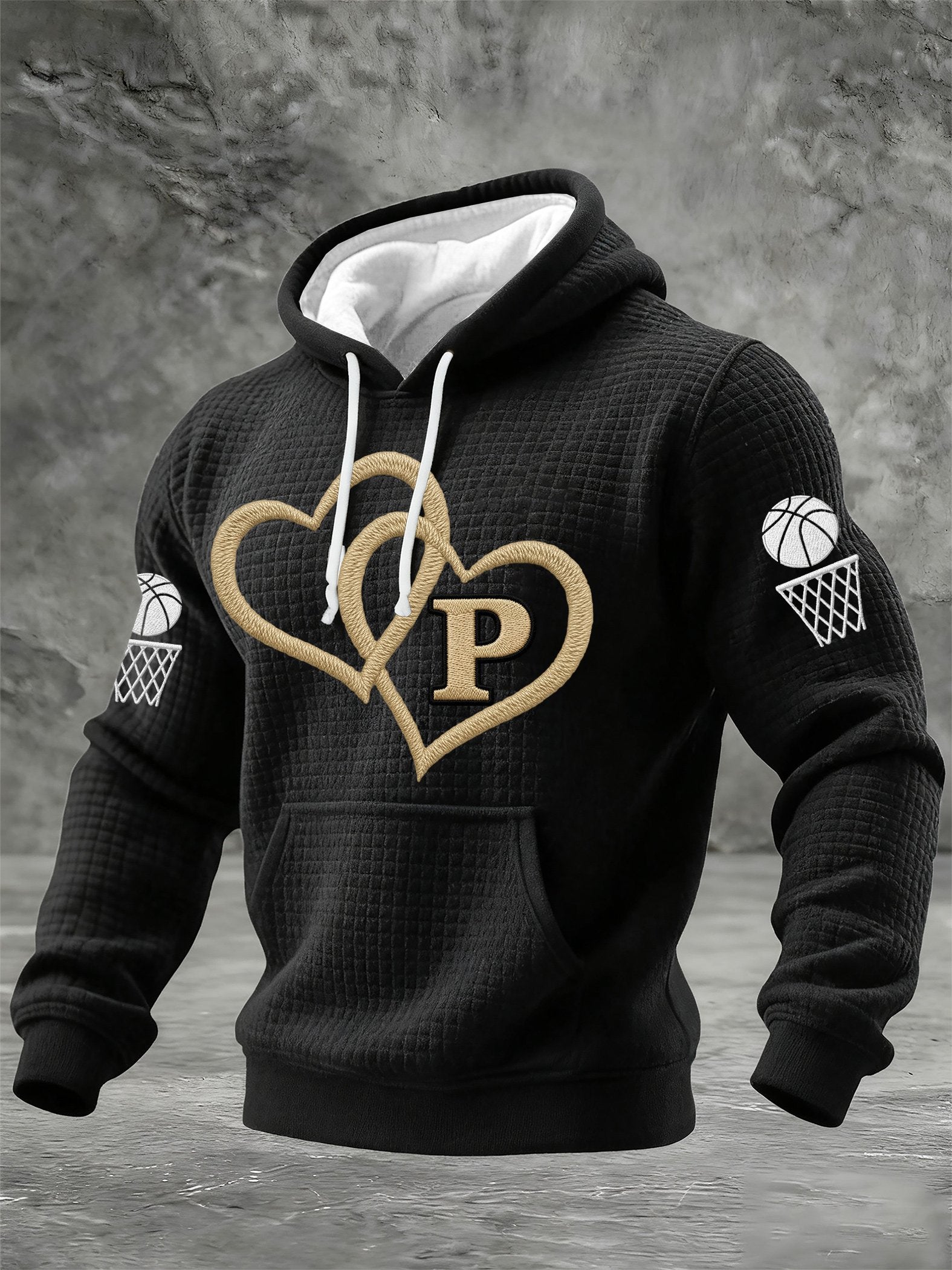 Men's Basketball Print Hoodie