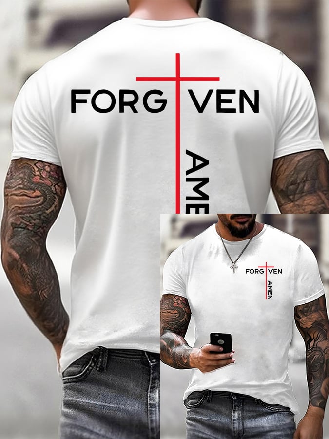 🔥Buy 3 Get 15% Off🔥Men'S Faith Print T-Shirt