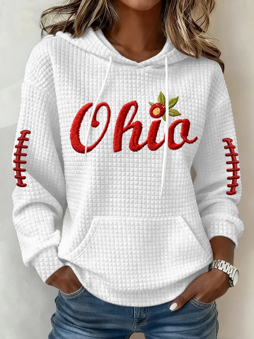 Women's Football Printed Sweatshirt