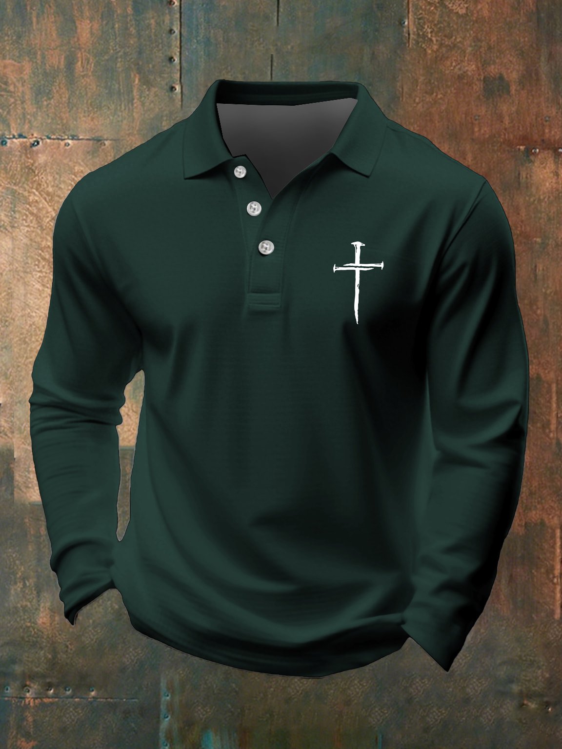 🔥Buy 3 Get 15% Off🔥Men's Casual Faith Long Sleeve Polo