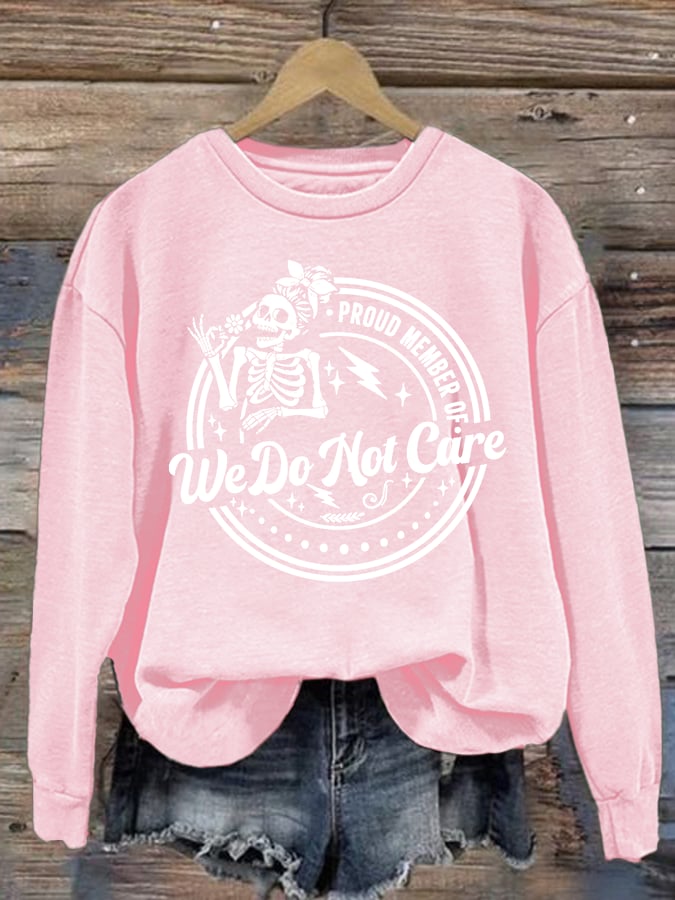 Women's   Retro Funny Proud Member Of Club Menopause Perimenopause Print  Sweatshirt