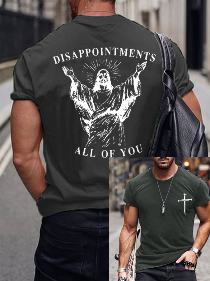 🔥Buy 3 Get 15% Off🔥Men's DISAPPOINTMENTS ALL OF YOU Print T-Shirt