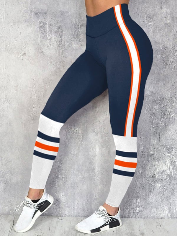 Women's Rugby Print Leggings