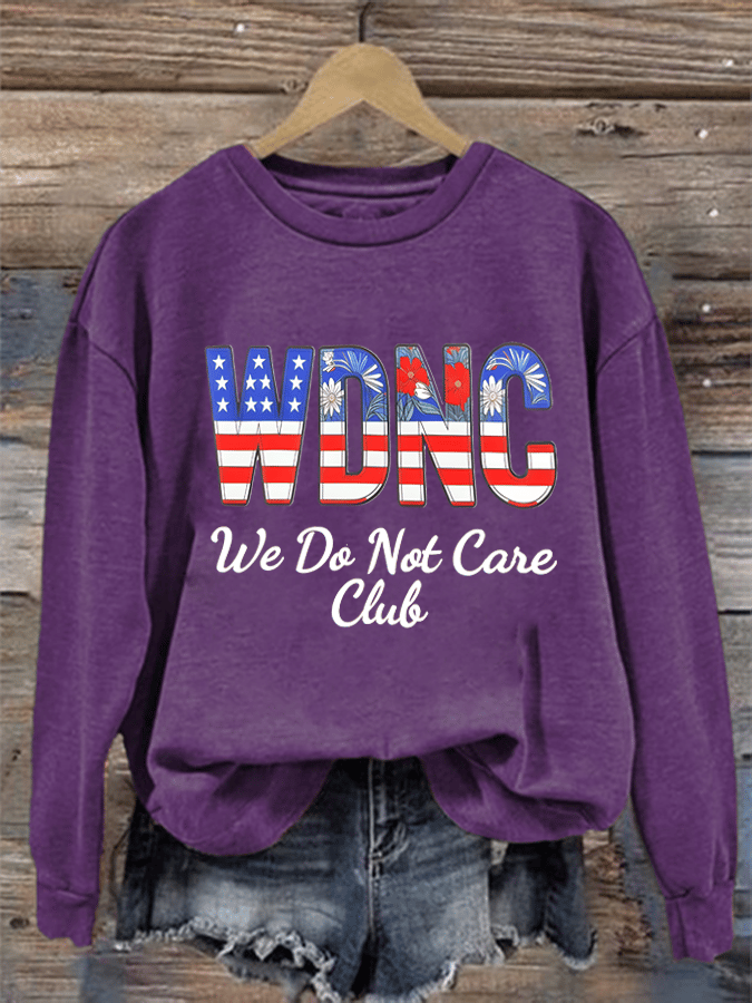 Women's  Retro Funny Proud Member Of  Club We Do Not Care Menopause Perimenopause Print  Sweatshirt