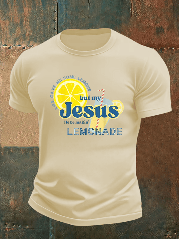 🔥Buy 3 Get 15% Off🔥Men's  Lemonade Faith   T-Shirt