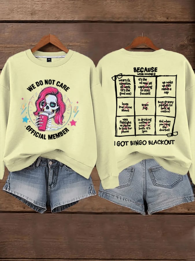 Women's  WDNC Menopause And Perimenopause Print Sweatshirt