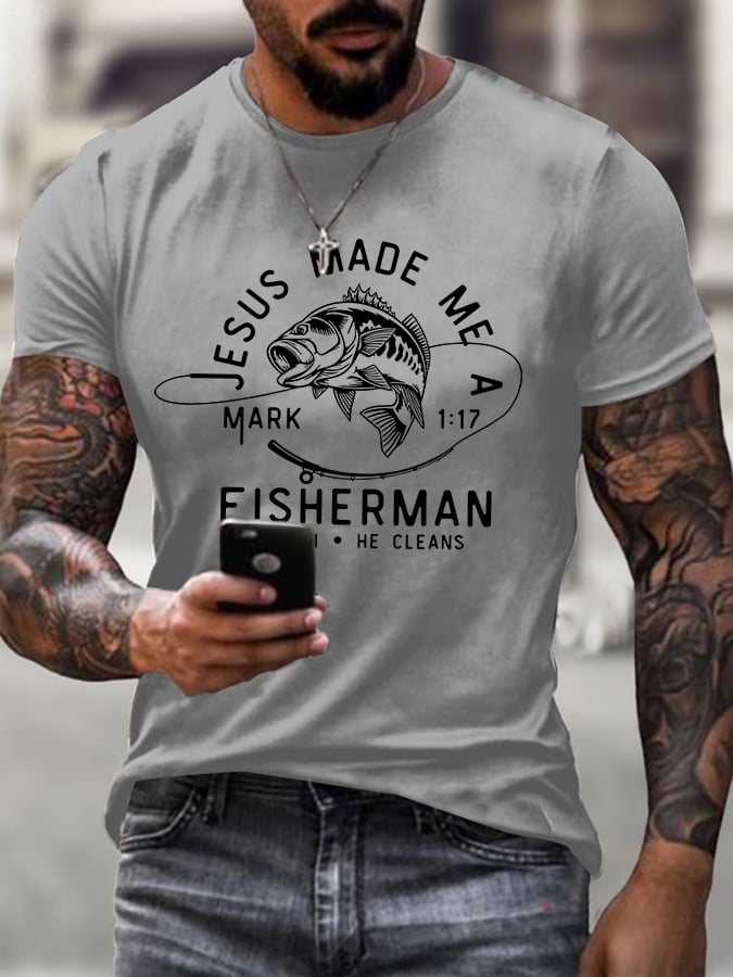 🔥Buy 3 Get 15% Off🔥Men'S Casual Faith Short-Sleeved T-Shirt