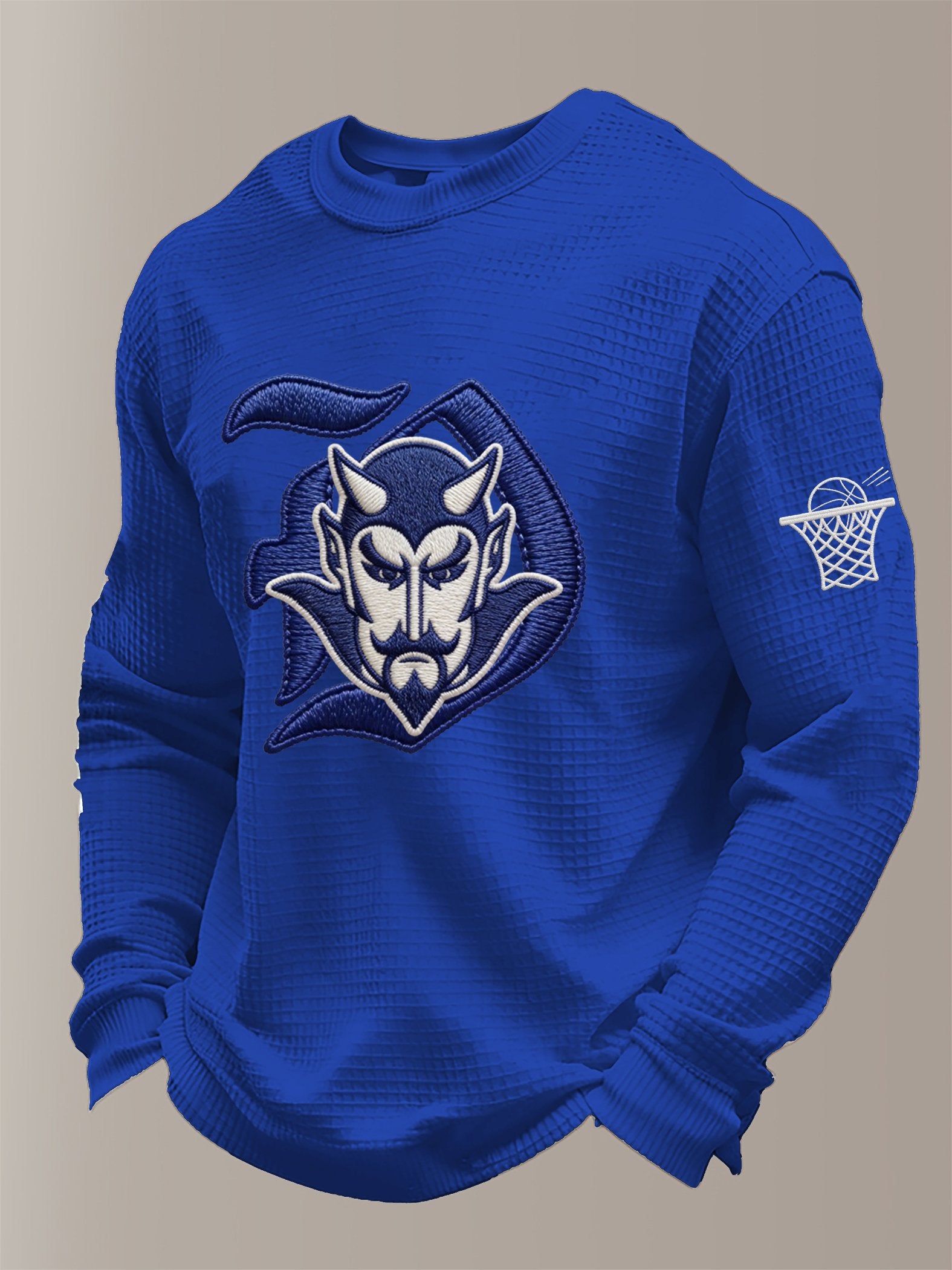 Men's Basketball Waffle Knit Long-Sleeve T-Shirt