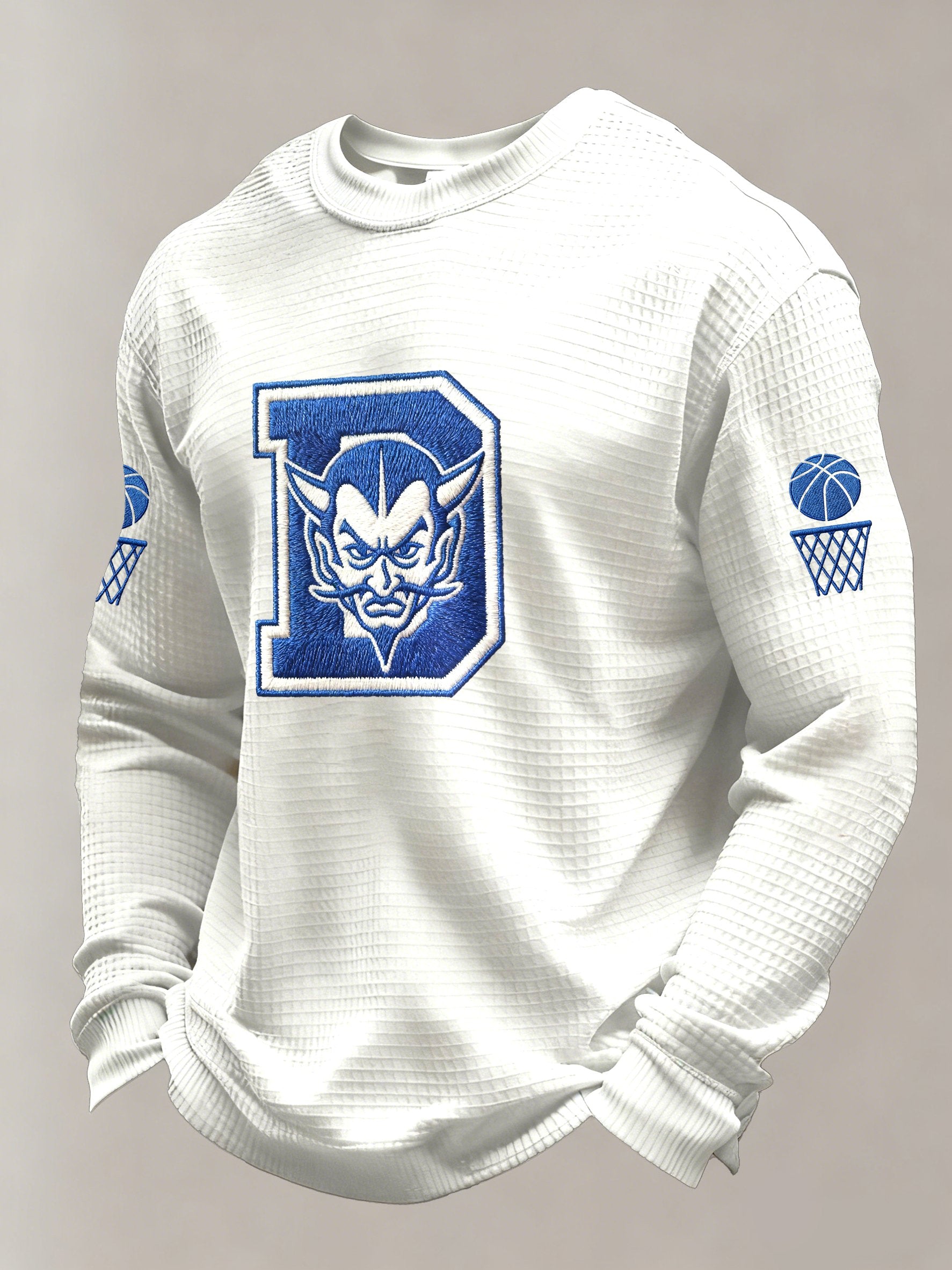Men's Basketball Printed Casual Long-Sleeved Top