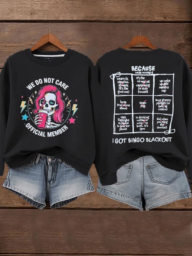 Women's  WDNC Menopause And Perimenopause Print Sweatshirt