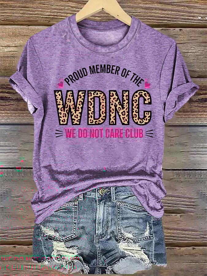 Women's  Retro Funny Proud Member Of Club Menopause Perimenopause Print T-Shirt