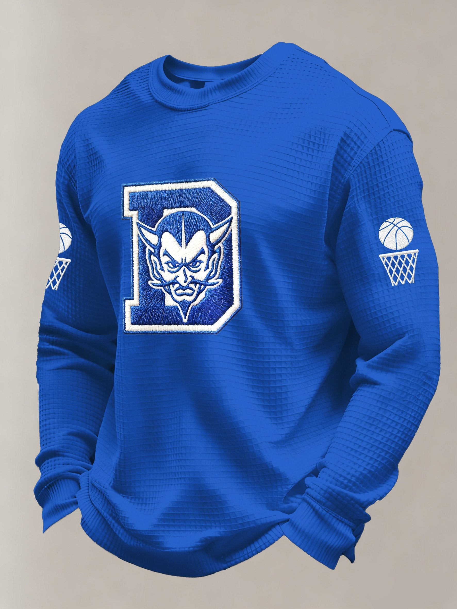 Men's Basketball Printed Casual Long-Sleeved Top