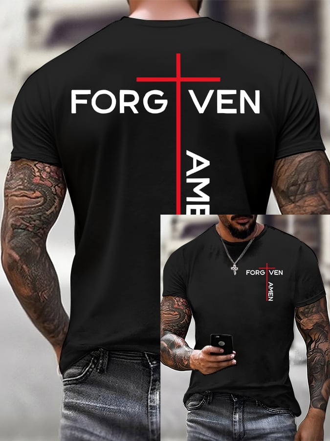🔥Buy 3 Get 15% Off🔥Men'S Faith Print T-Shirt