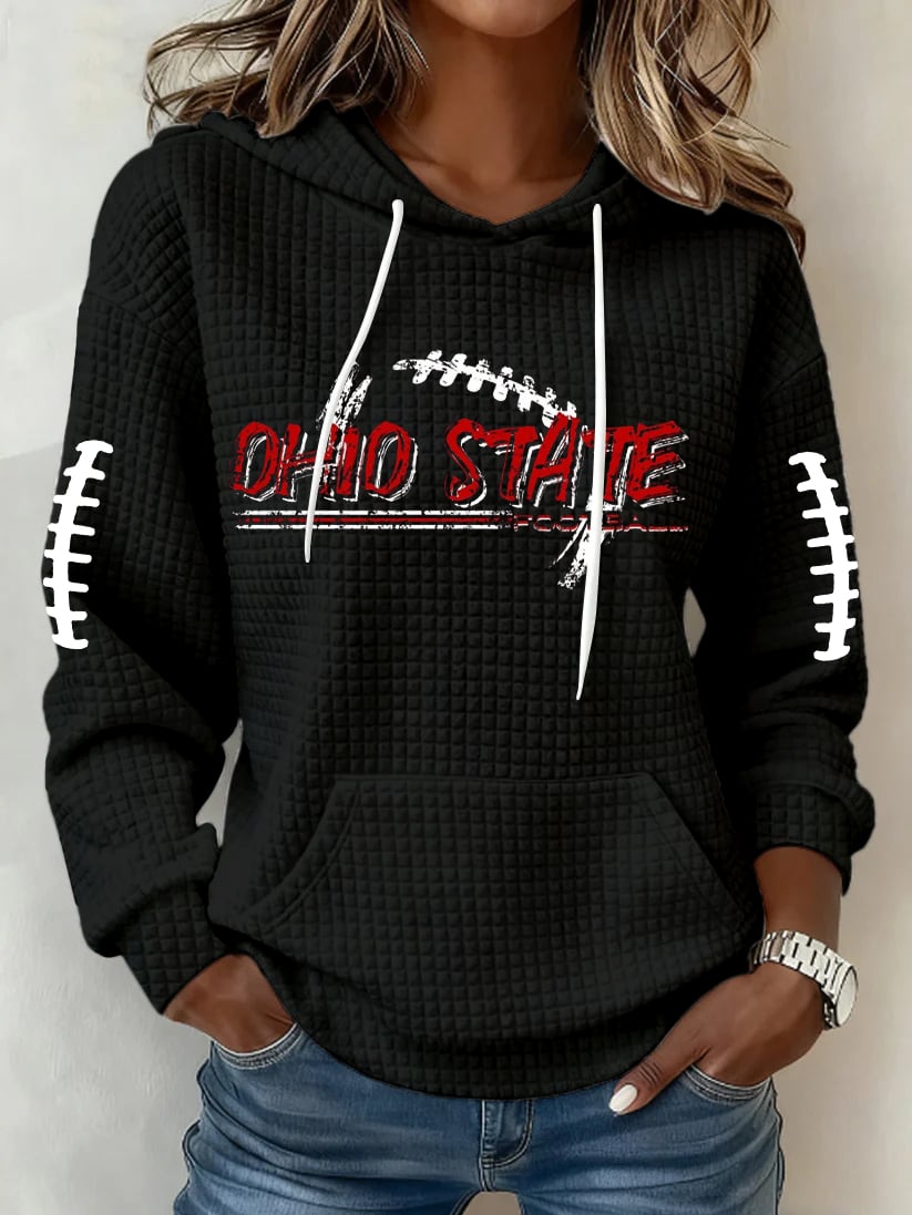 Women's Football Printed Sweatshirt