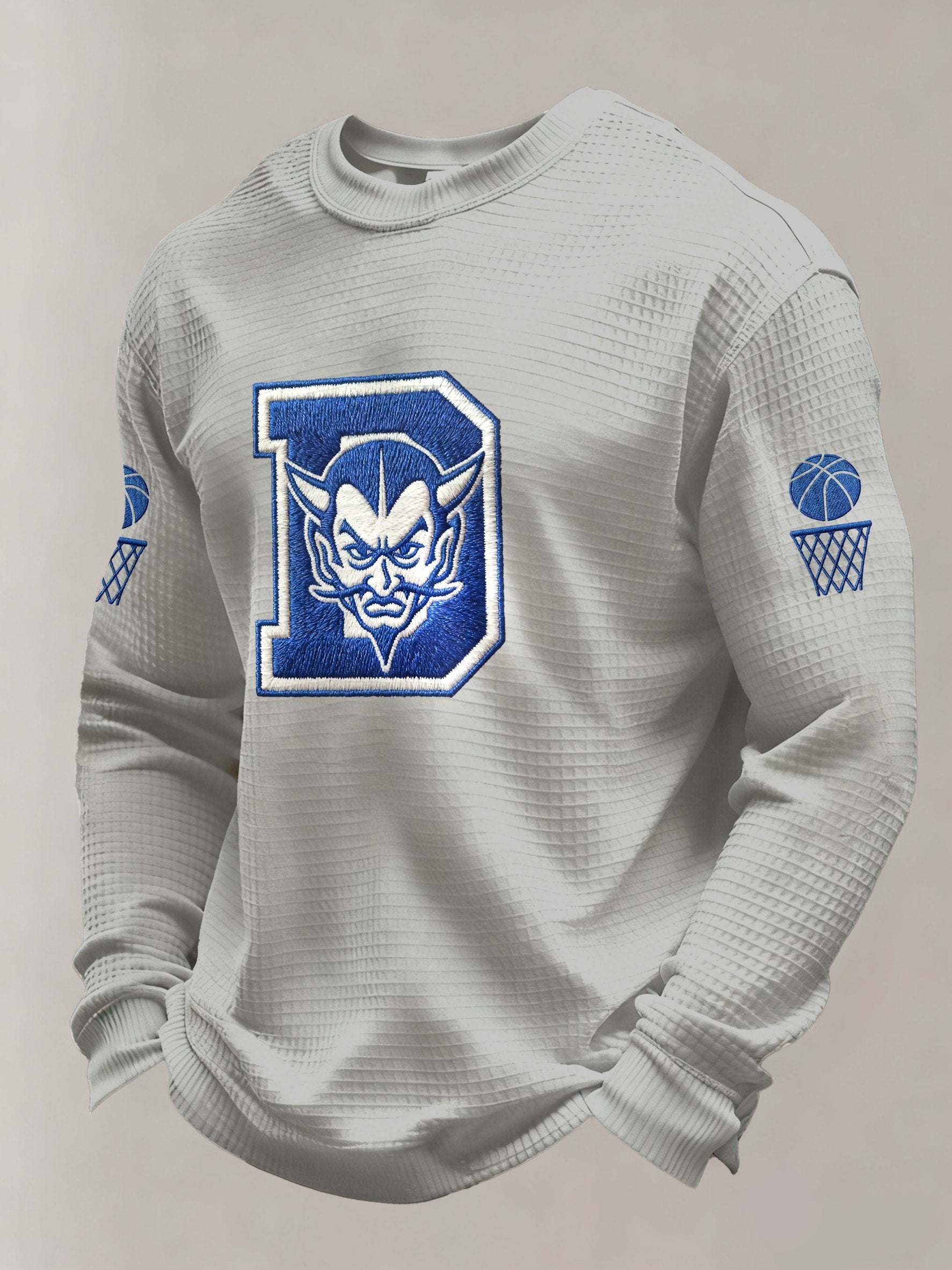 Men's Basketball Printed Casual Long-Sleeved Top