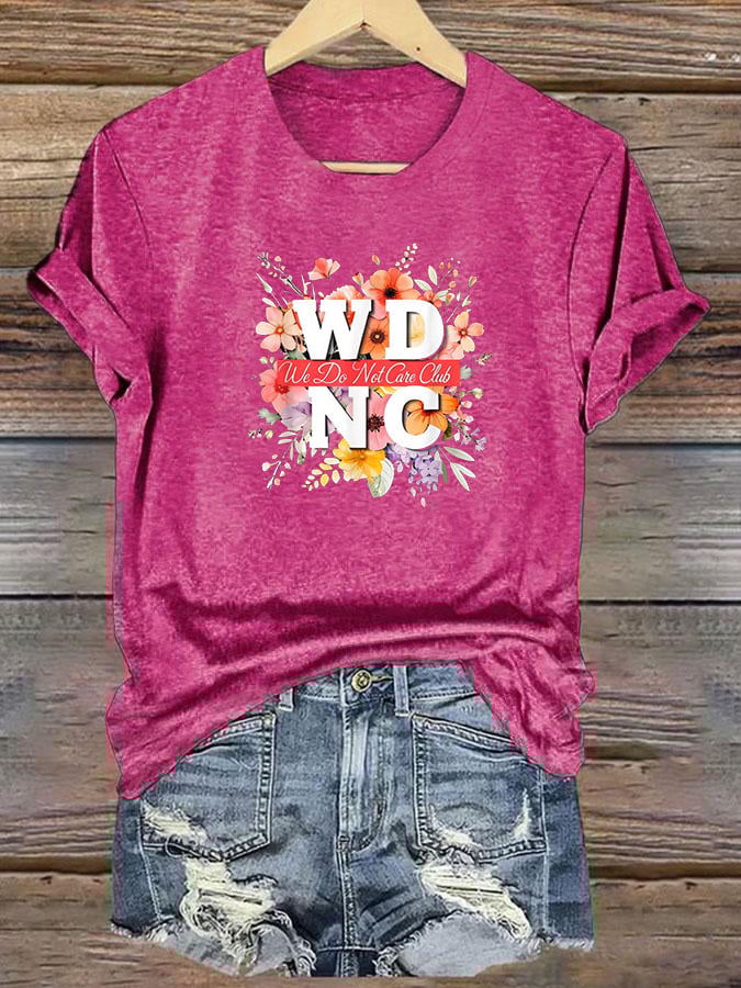 Women's  Retro Funny Proud Member Of Club Menopause Perimenopause Print T-Shirt