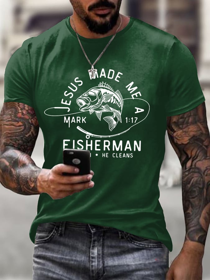 🔥Buy 3 Get 15% Off🔥Men'S Casual Faith Short-Sleeved T-Shirt