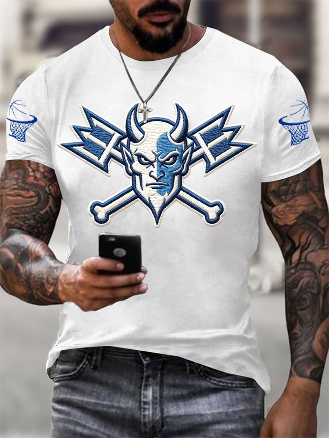 Men's Basketball Print T-Shirt