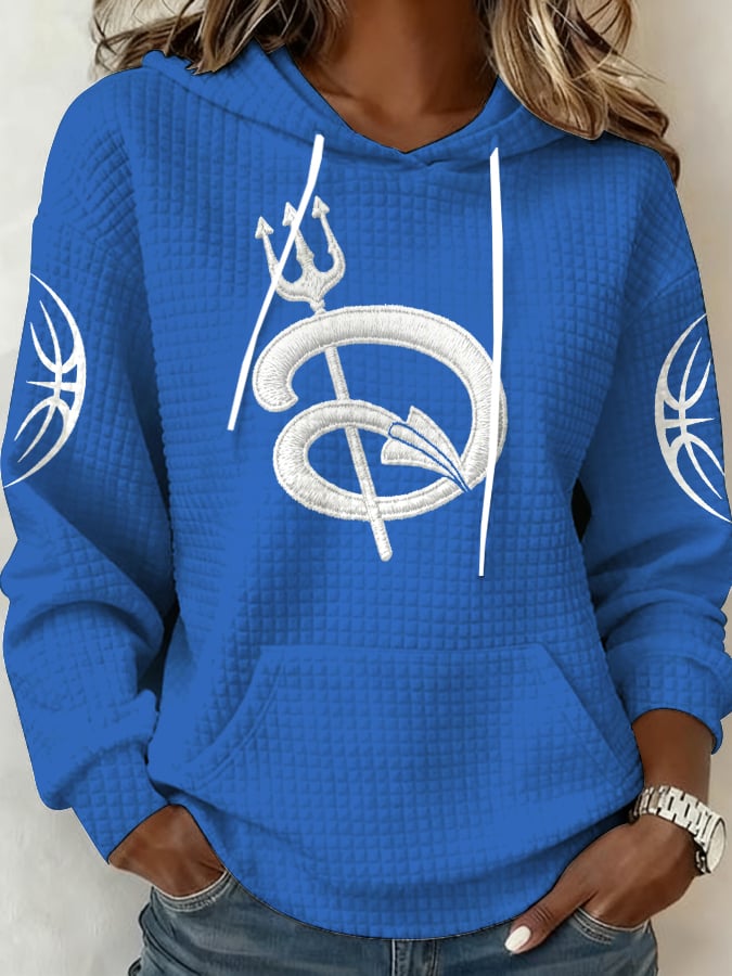 Women's Basketball Printed Casual Sweatshirt