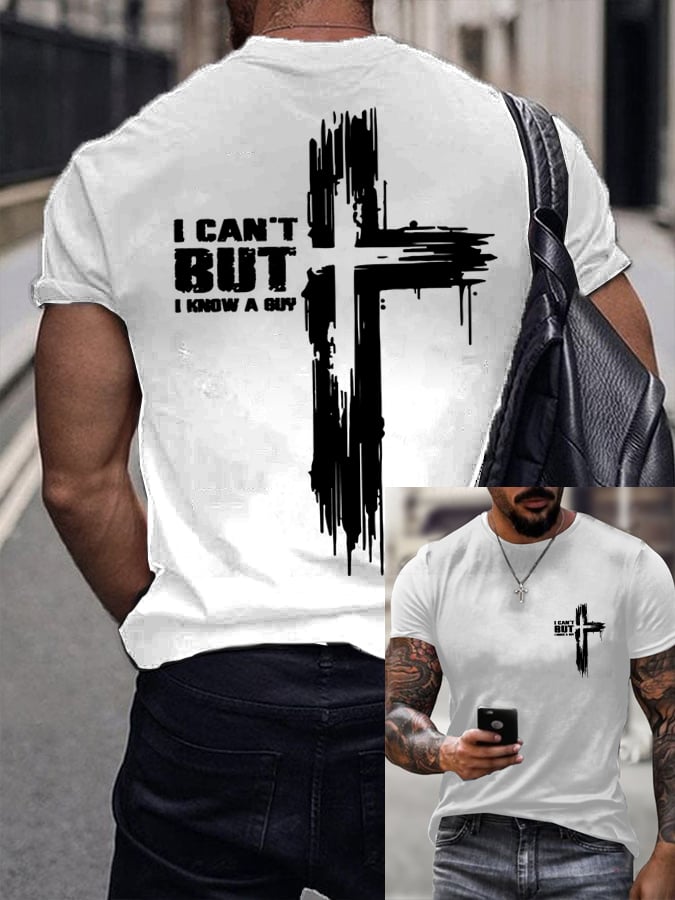 🔥Buy 3 Get 15% Off🔥Men's I Can't... But I Know A Guy. Printed Shirt