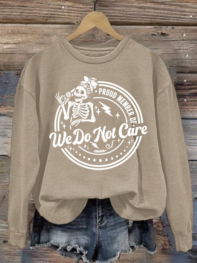 Women's   Retro Funny Proud Member Of Club Menopause Perimenopause Print  Sweatshirt