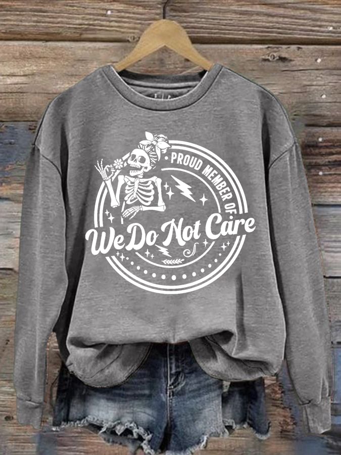 Women's   Retro Funny Proud Member Of Club Menopause Perimenopause Print  Sweatshirt