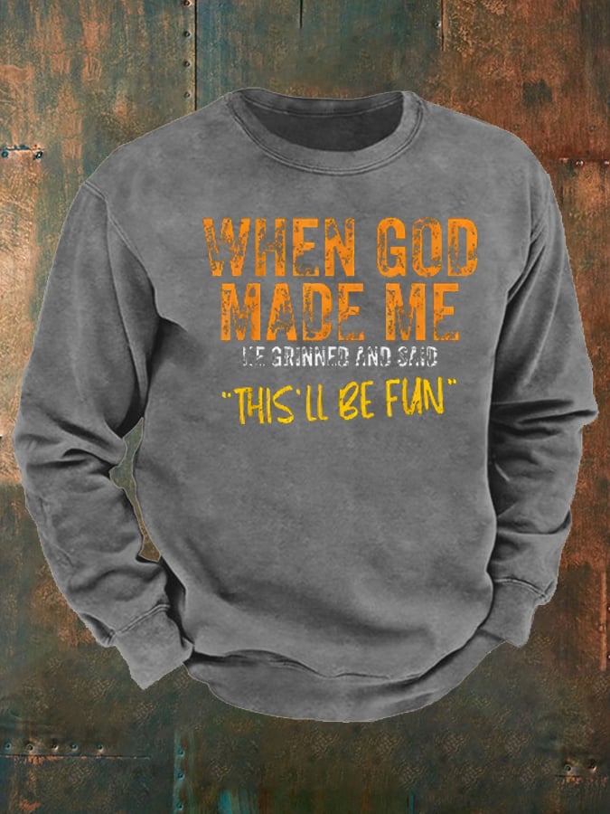 🔥Buy 3 Get 15% Off🔥Men's  Casual Faith Short-Sleeved  Sweatshirt