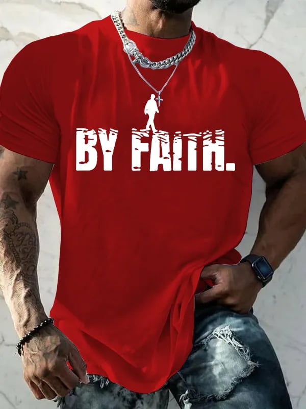 🔥Buy 3 Get 15% Off🔥Men's By Faith Printed  Shirt
